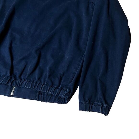 Vintage VTG 90s Polo Bayport Poplin Navy Blue Jacket Small - Picture 6 of 9